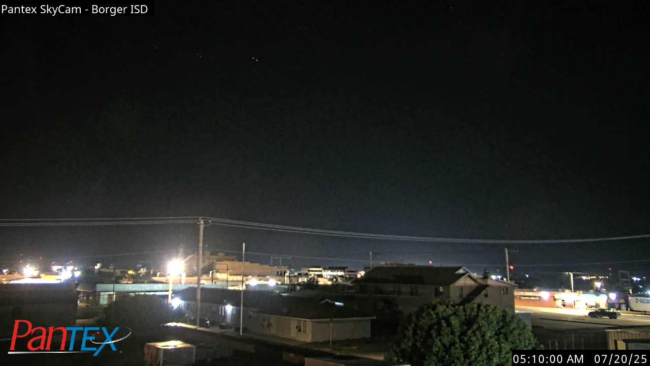 Thumbnail for current weather camera view from Borger ISD in Borger, Texas