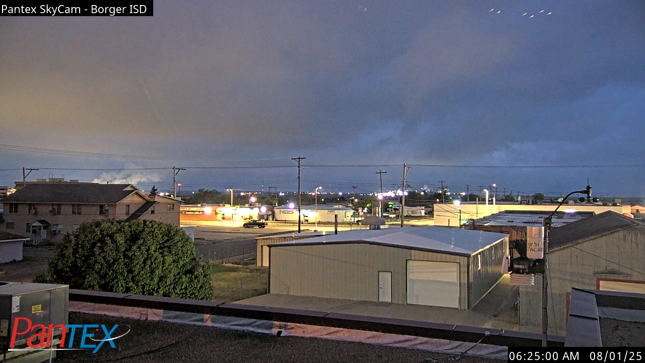 Thumbnail for current weather camera view from Borger ISD in Borger, Texas