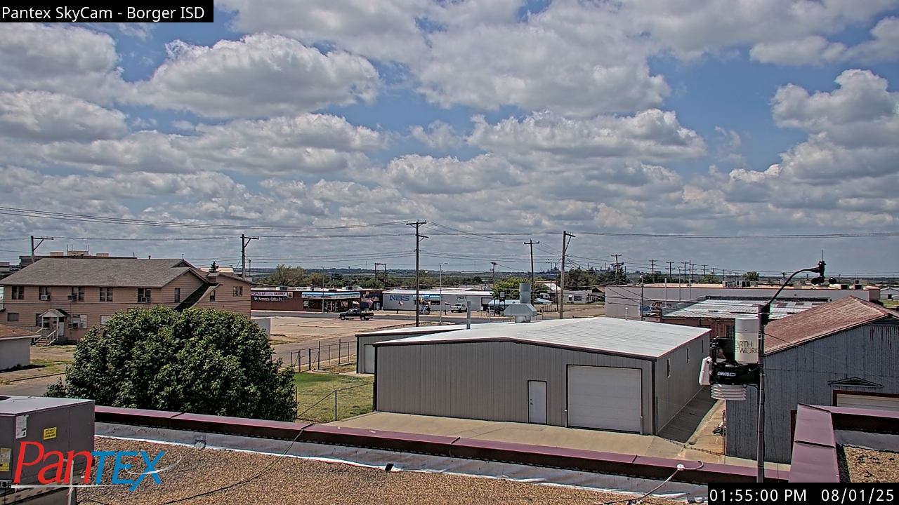 Thumbnail for current weather camera view from Borger ISD in Borger, Texas