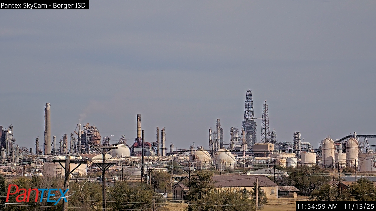 Thumbnail for current weather camera view from Borger ISD in Borger, Texas