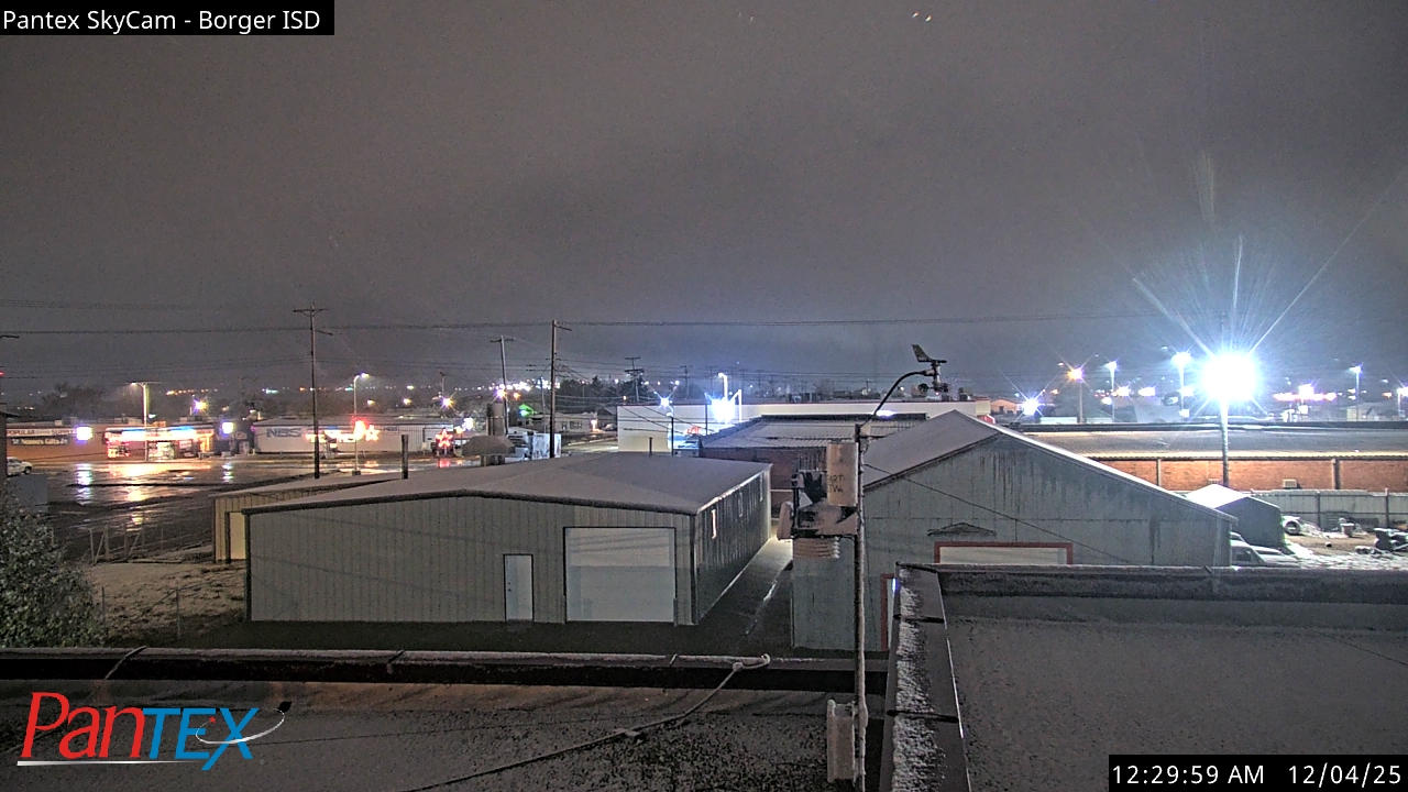 Thumbnail for current weather camera view from Borger ISD in Borger, Texas