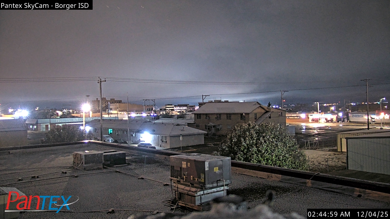 Thumbnail for current weather camera view from Borger ISD in Borger, Texas