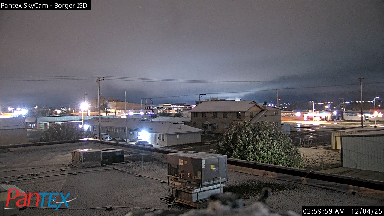 Thumbnail for current weather camera view from Borger ISD in Borger, Texas