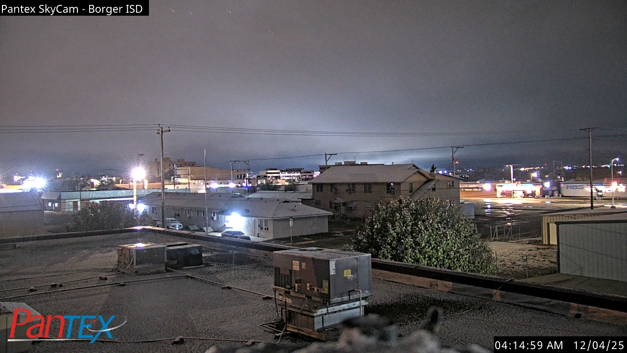 Thumbnail for current weather camera view from Borger ISD in Borger, Texas