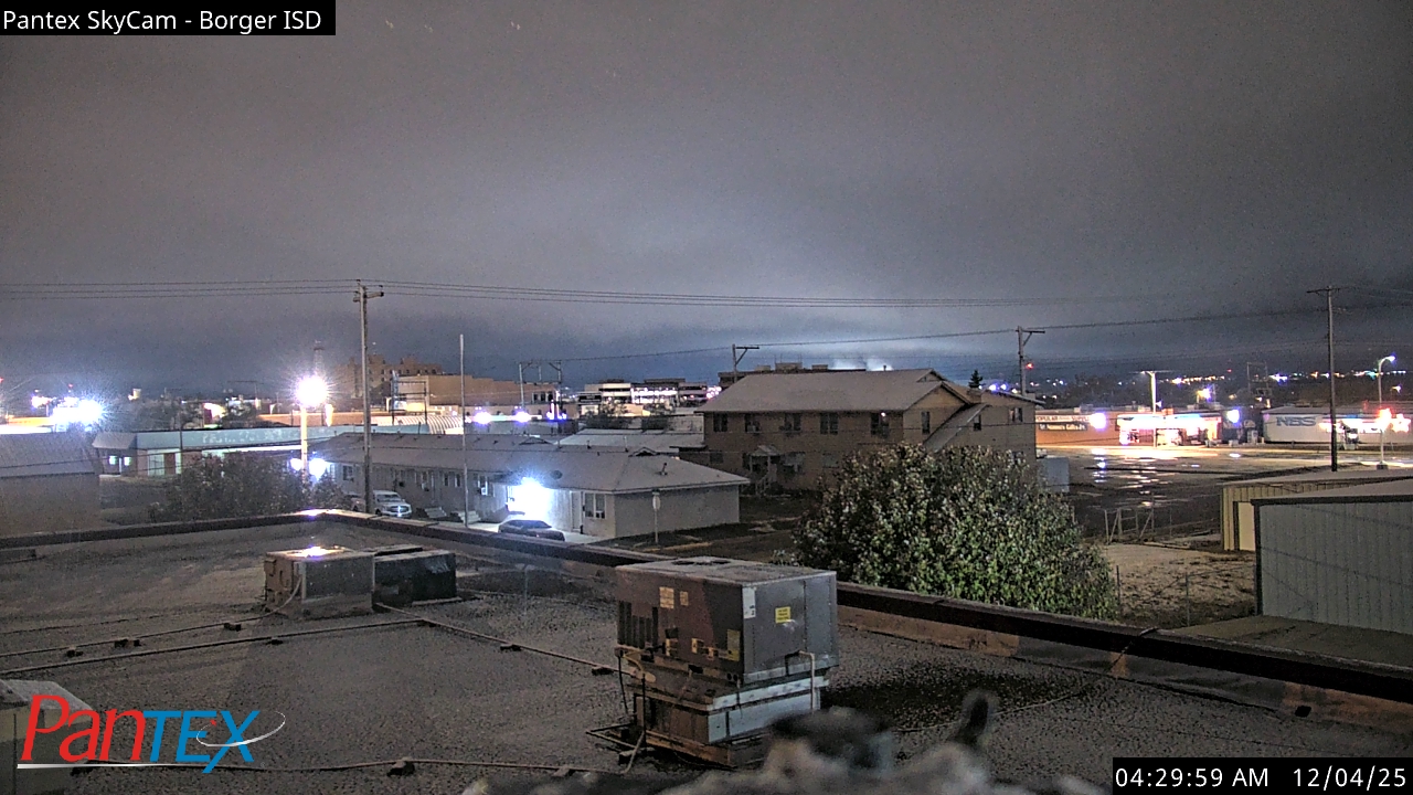 Thumbnail for current weather camera view from Borger ISD in Borger, Texas