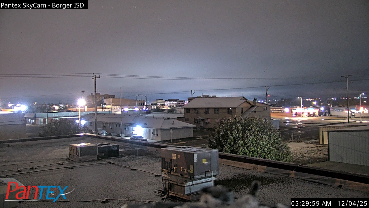 Thumbnail for current weather camera view from Borger ISD in Borger, Texas