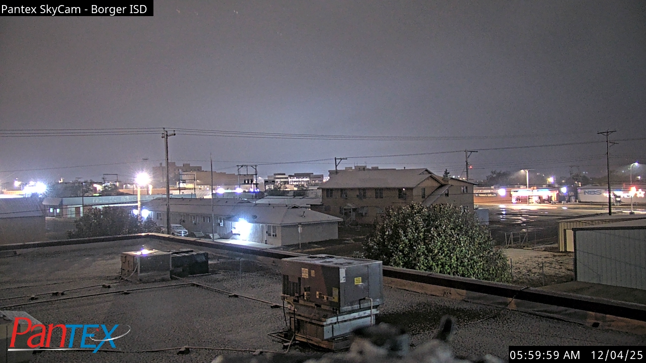 Thumbnail for current weather camera view from Borger ISD in Borger, Texas