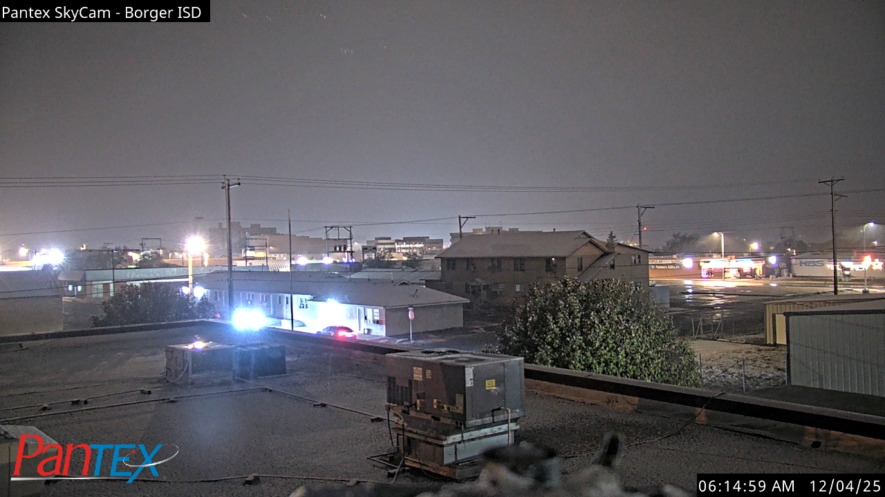 Thumbnail for current weather camera view from Borger ISD in Borger, Texas