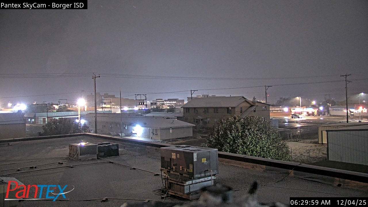 Thumbnail for current weather camera view from Borger ISD in Borger, Texas