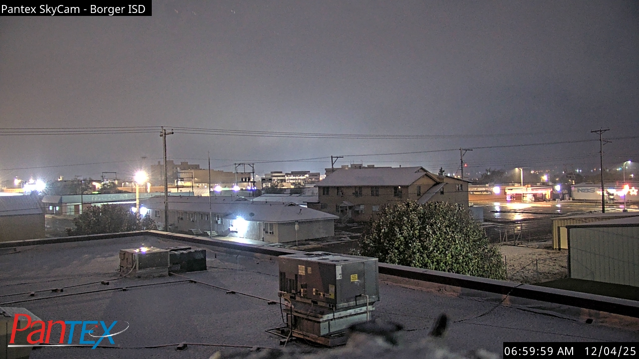 Thumbnail for current weather camera view from Borger ISD in Borger, Texas