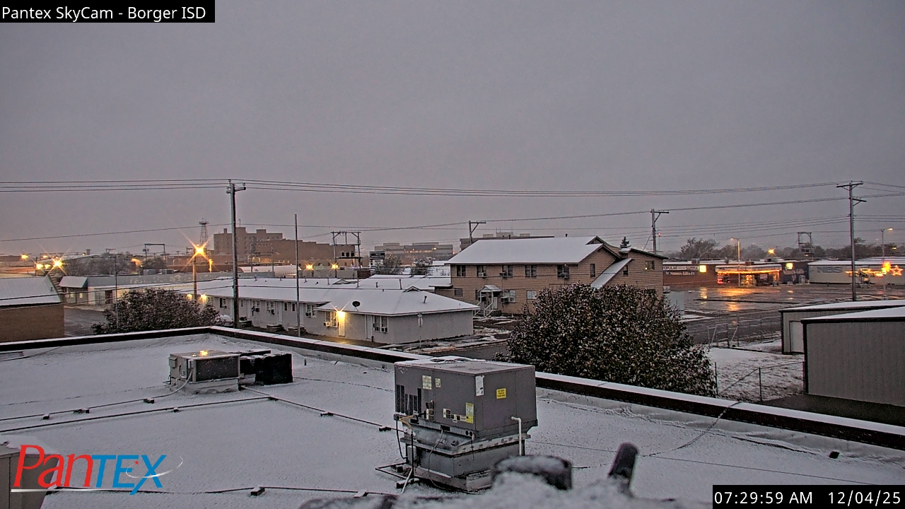 Thumbnail for current weather camera view from Borger ISD in Borger, Texas