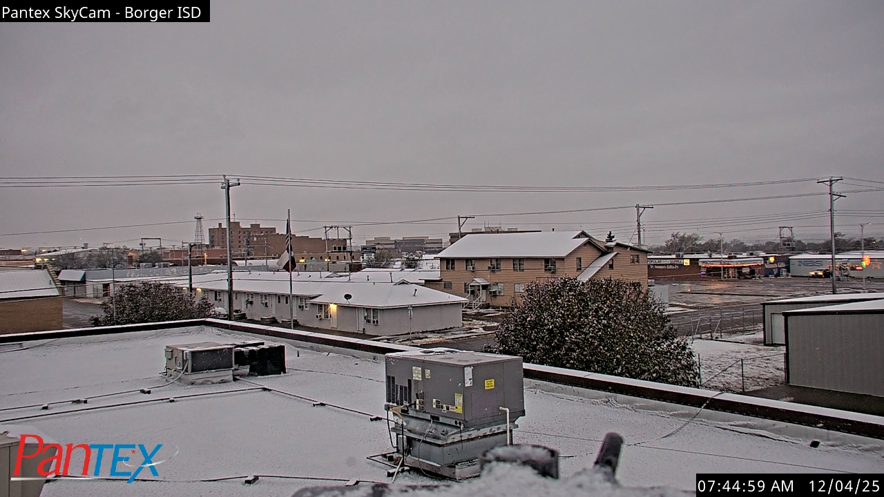 Thumbnail for current weather camera view from Borger ISD in Borger, Texas