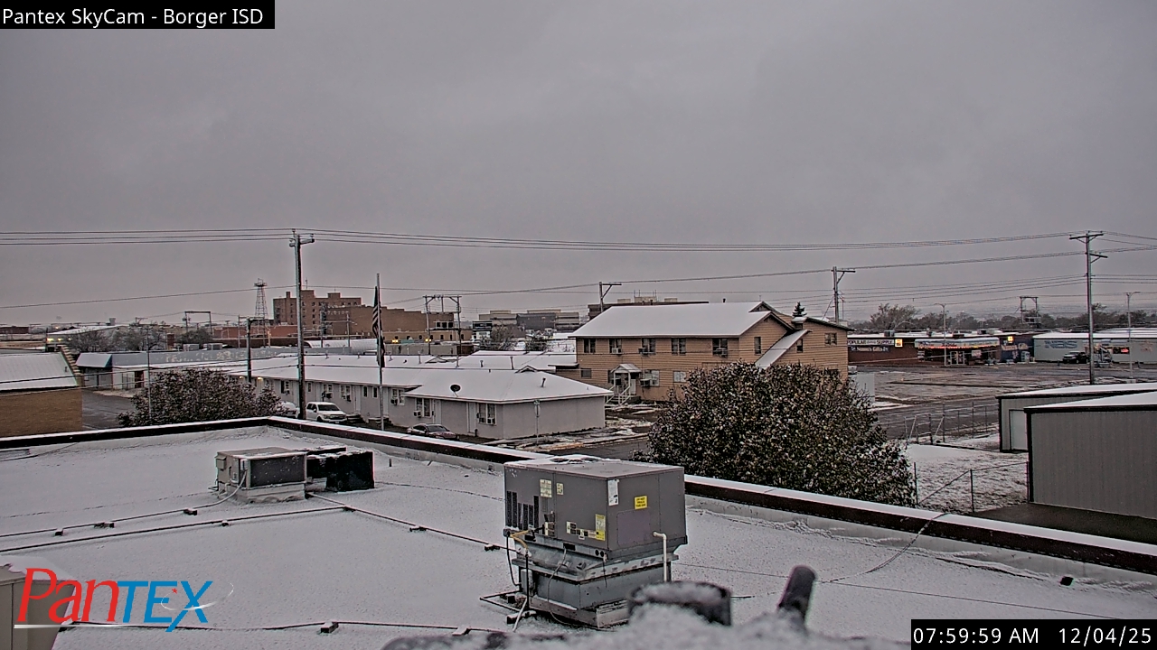 Thumbnail for current weather camera view from Borger ISD in Borger, Texas