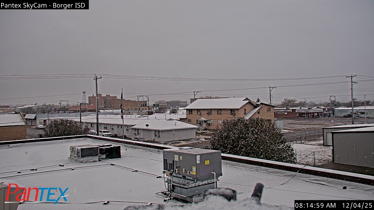 Thumbnail for current weather camera view from Borger ISD in Borger, Texas