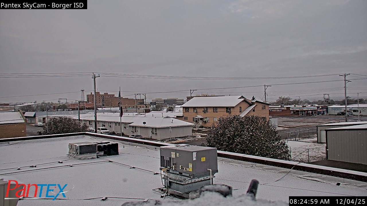 Thumbnail for current weather camera view from Borger ISD in Borger, Texas