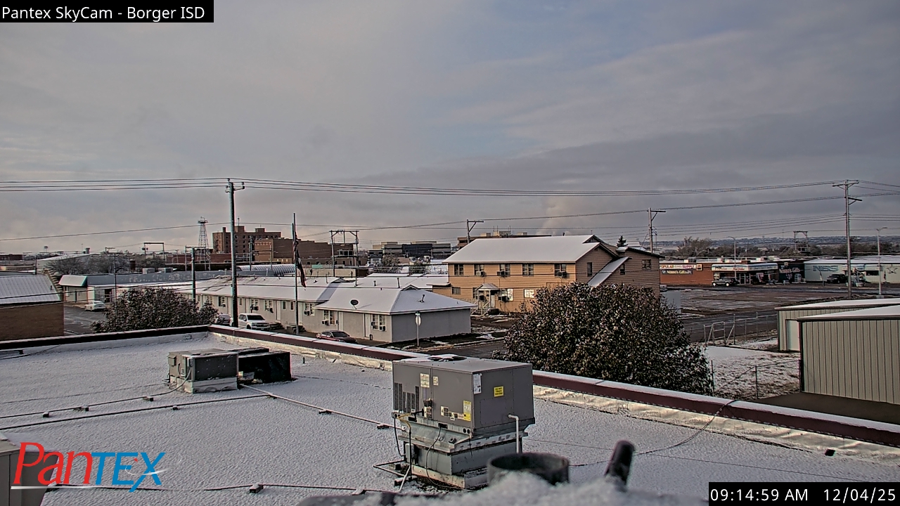 Thumbnail for current weather camera view from Borger ISD in Borger, Texas