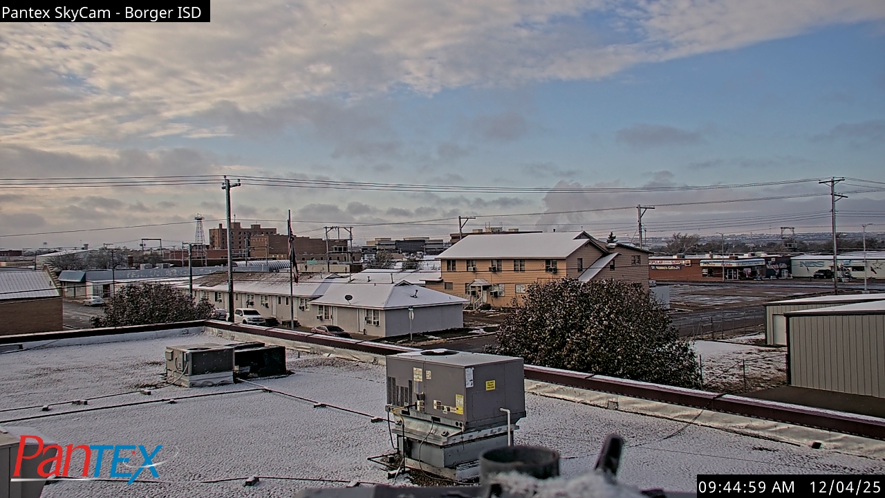 Thumbnail for current weather camera view from Borger ISD in Borger, Texas