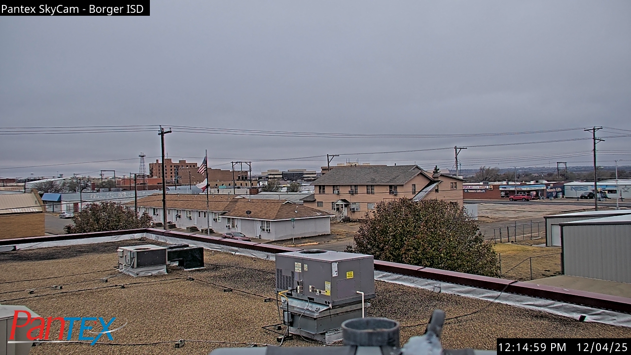Thumbnail for current weather camera view from Borger ISD in Borger, Texas