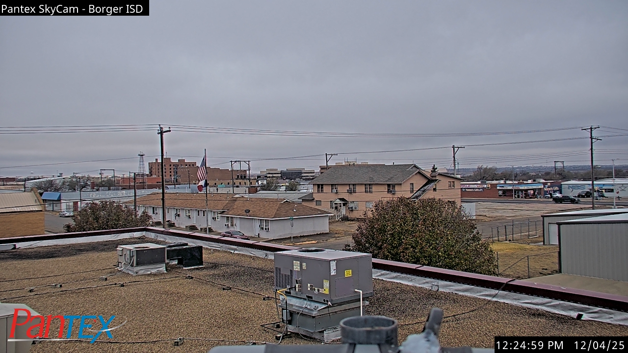 Thumbnail for current weather camera view from Borger ISD in Borger, Texas