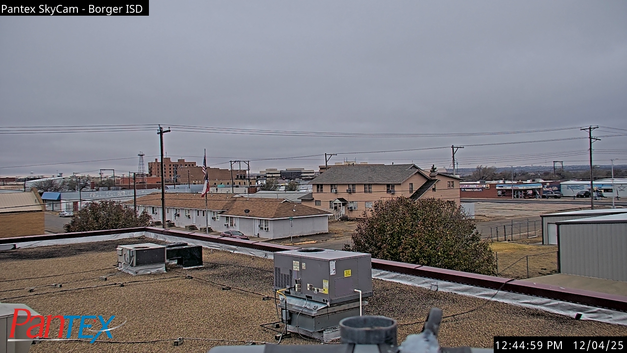 Thumbnail for current weather camera view from Borger ISD in Borger, Texas