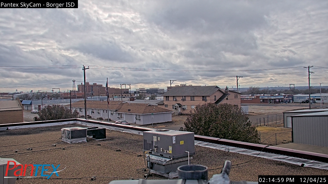 Thumbnail for current weather camera view from Borger ISD in Borger, Texas
