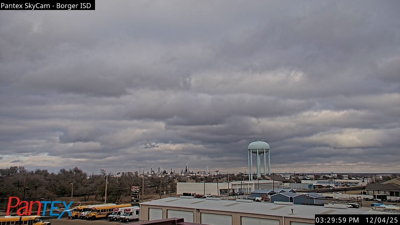 Thumbnail for current weather camera view from Borger ISD in Borger, Texas