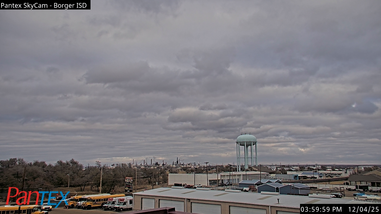 Thumbnail for current weather camera view from Borger ISD in Borger, Texas