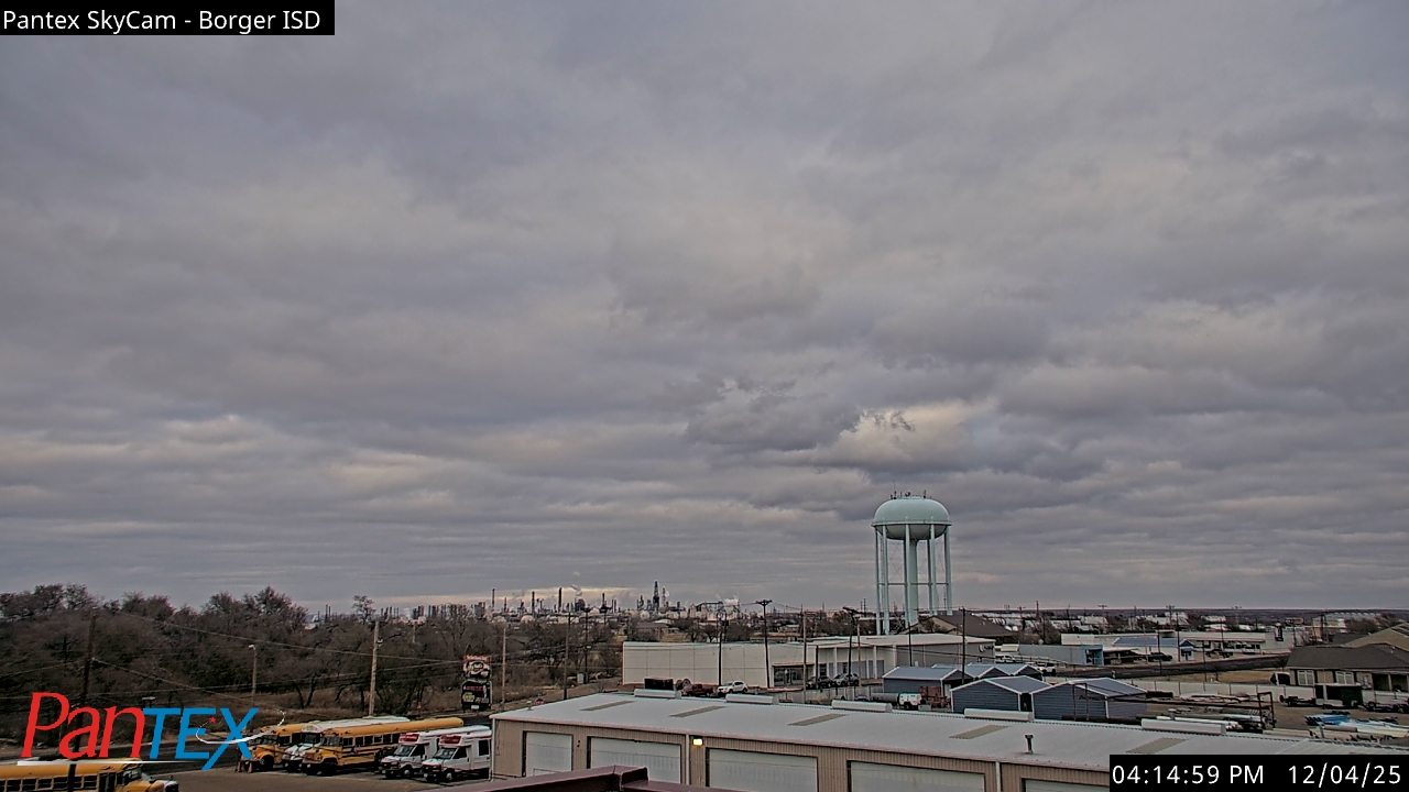 Thumbnail for current weather camera view from Borger ISD in Borger, Texas