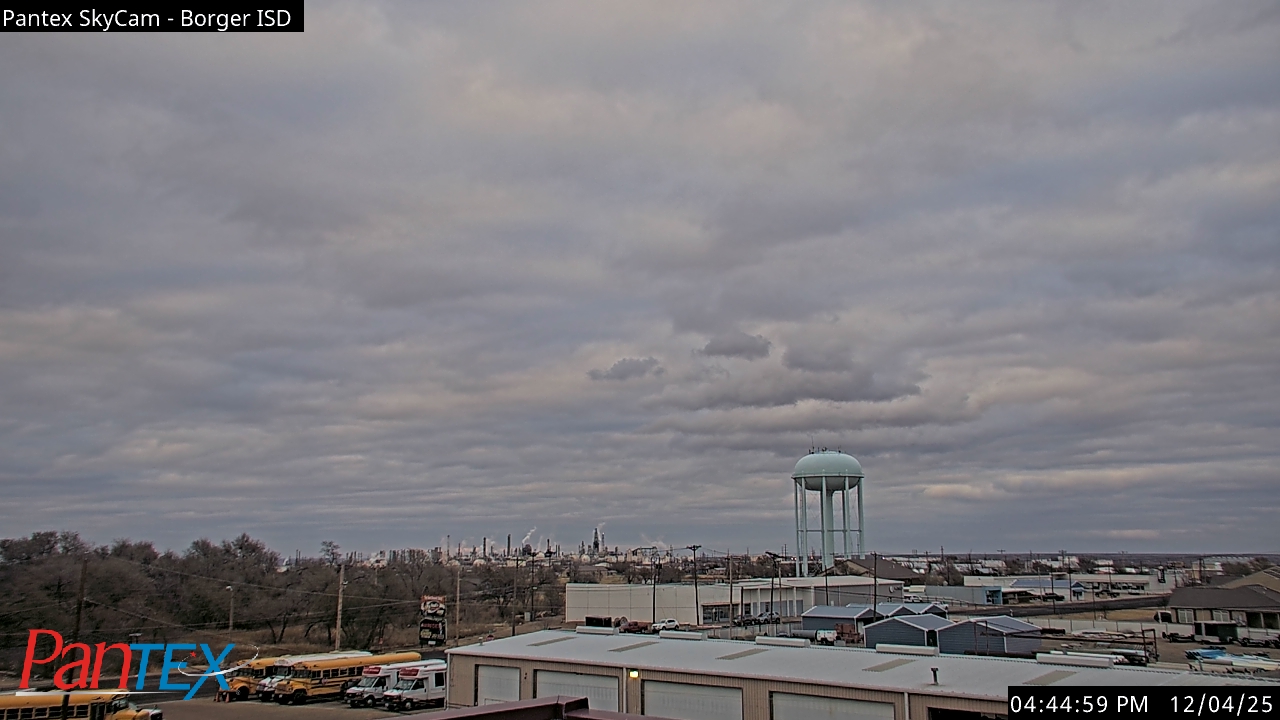 Thumbnail for current weather camera view from Borger ISD in Borger, Texas