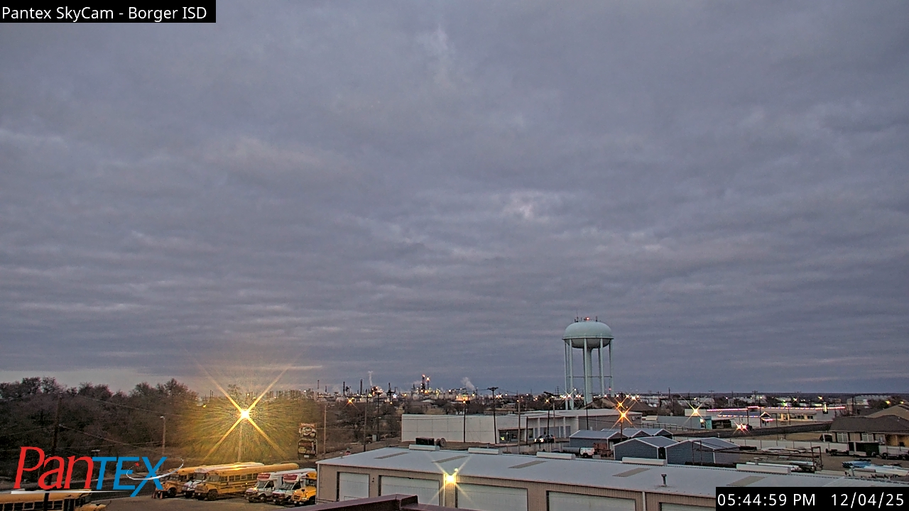 Thumbnail for current weather camera view from Borger ISD in Borger, Texas