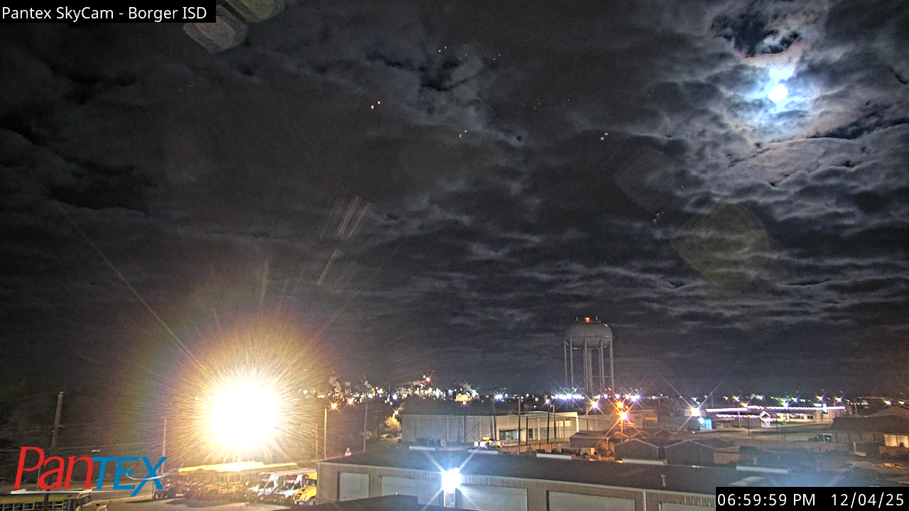 Thumbnail for current weather camera view from Borger ISD in Borger, Texas