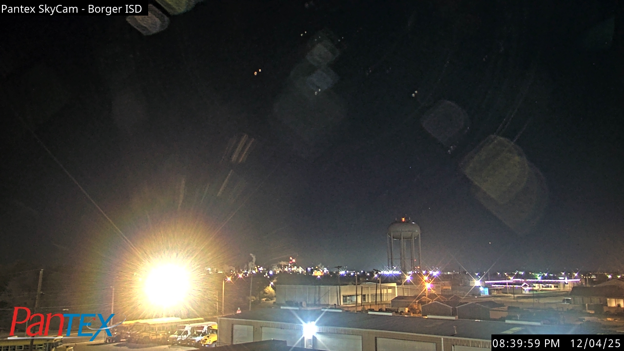 Thumbnail for current weather camera view from Borger ISD in Borger, Texas