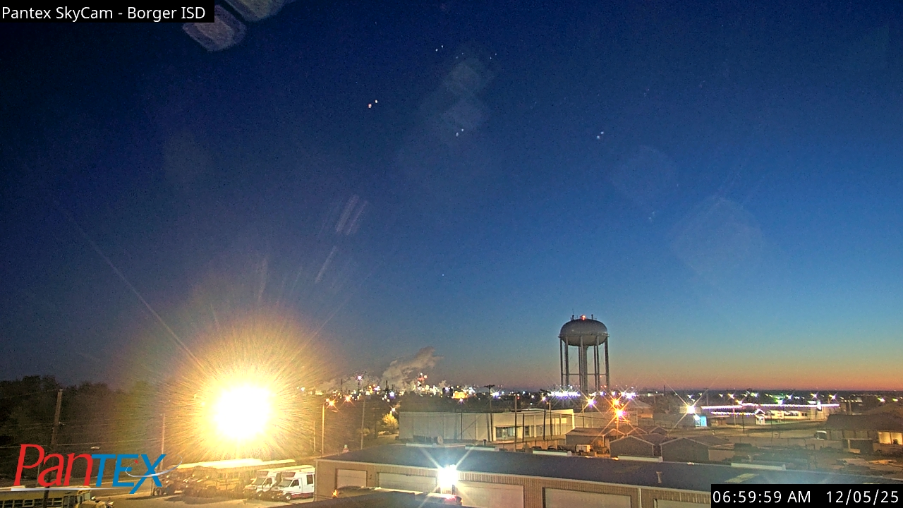 Thumbnail for current weather camera view from Borger ISD in Borger, Texas
