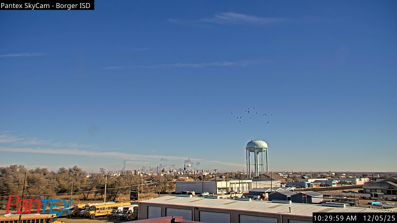 Thumbnail for current weather camera view from Borger ISD in Borger, Texas