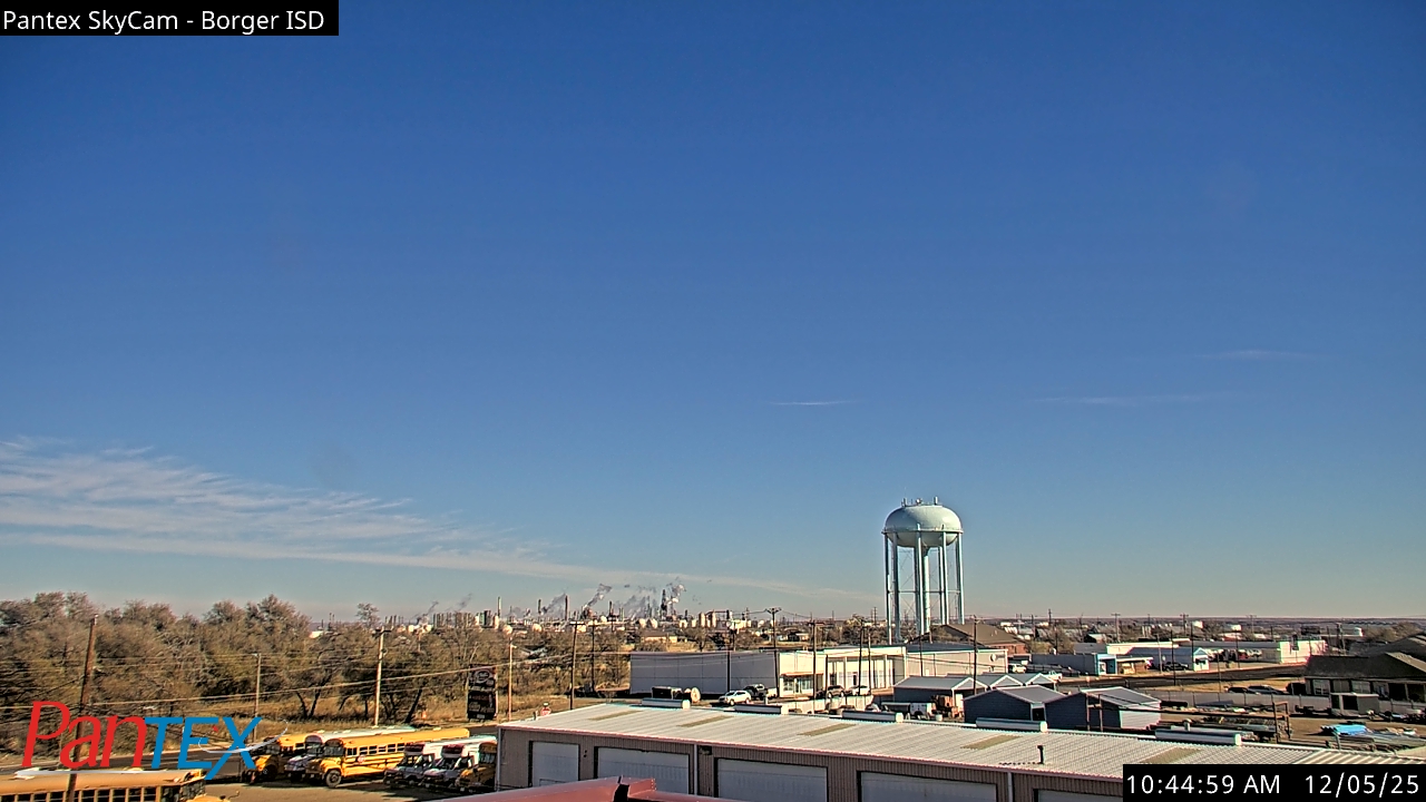 Thumbnail for current weather camera view from Borger ISD in Borger, Texas