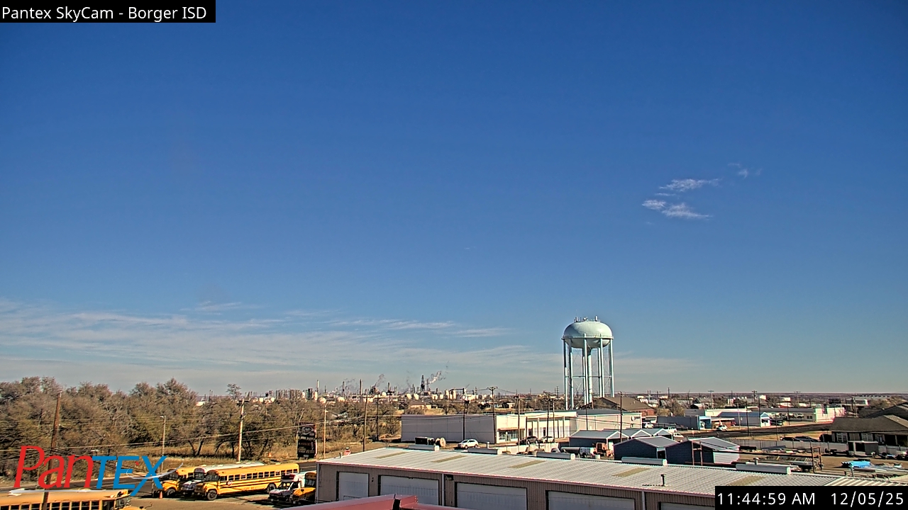 Thumbnail for current weather camera view from Borger ISD in Borger, Texas
