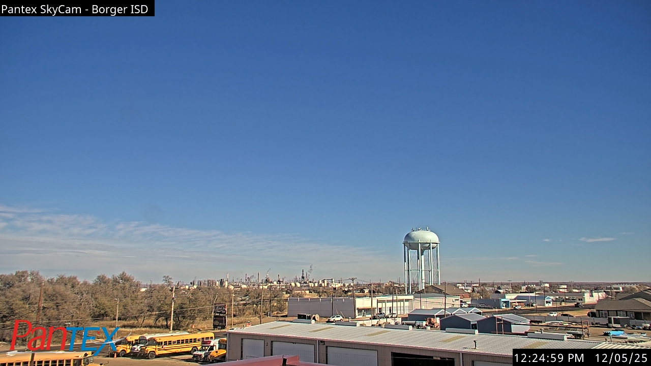Thumbnail for current weather camera view from Borger ISD in Borger, Texas