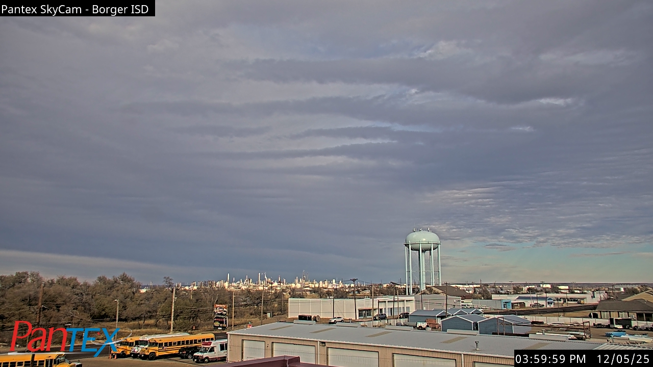Thumbnail for current weather camera view from Borger ISD in Borger, Texas