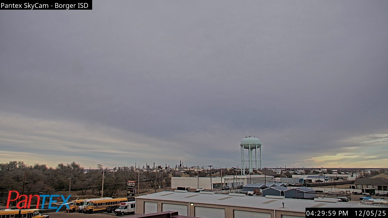 Thumbnail for current weather camera view from Borger ISD in Borger, Texas