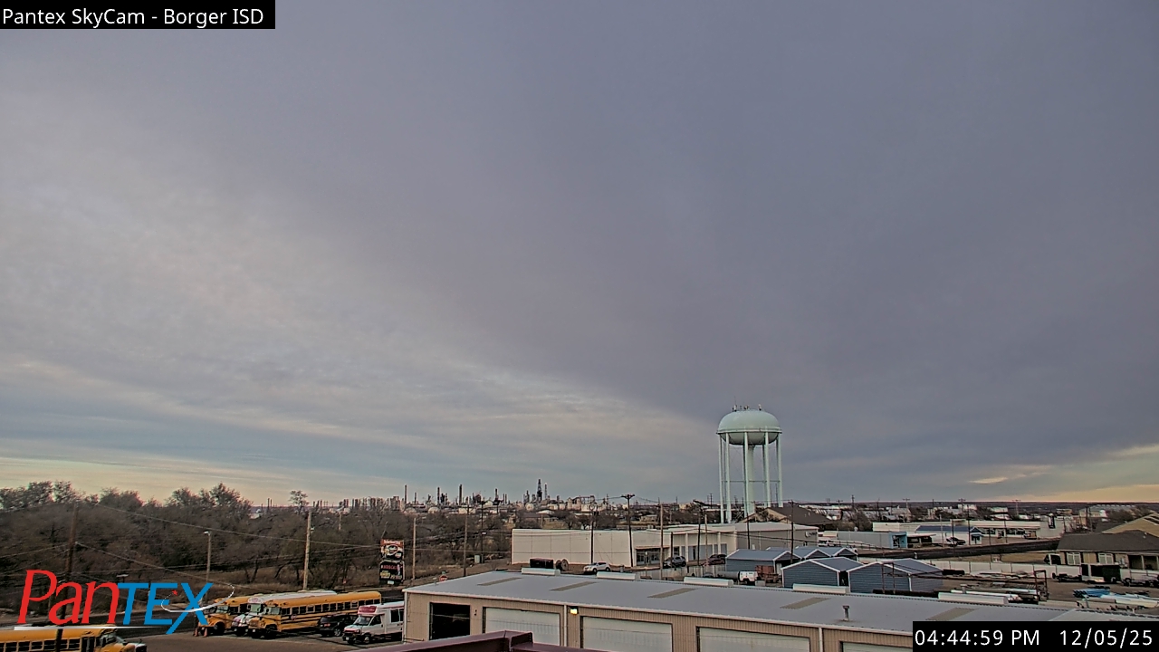 Thumbnail for current weather camera view from Borger ISD in Borger, Texas
