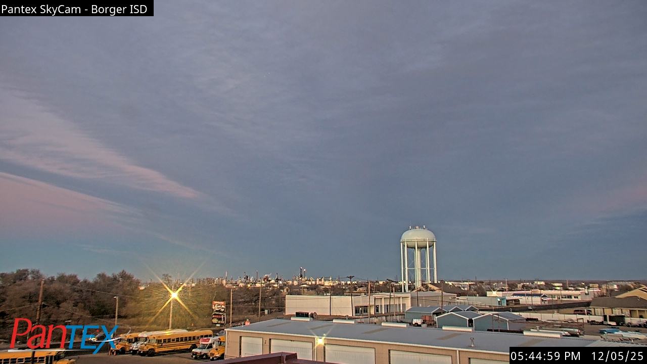 Thumbnail for current weather camera view from Borger ISD in Borger, Texas