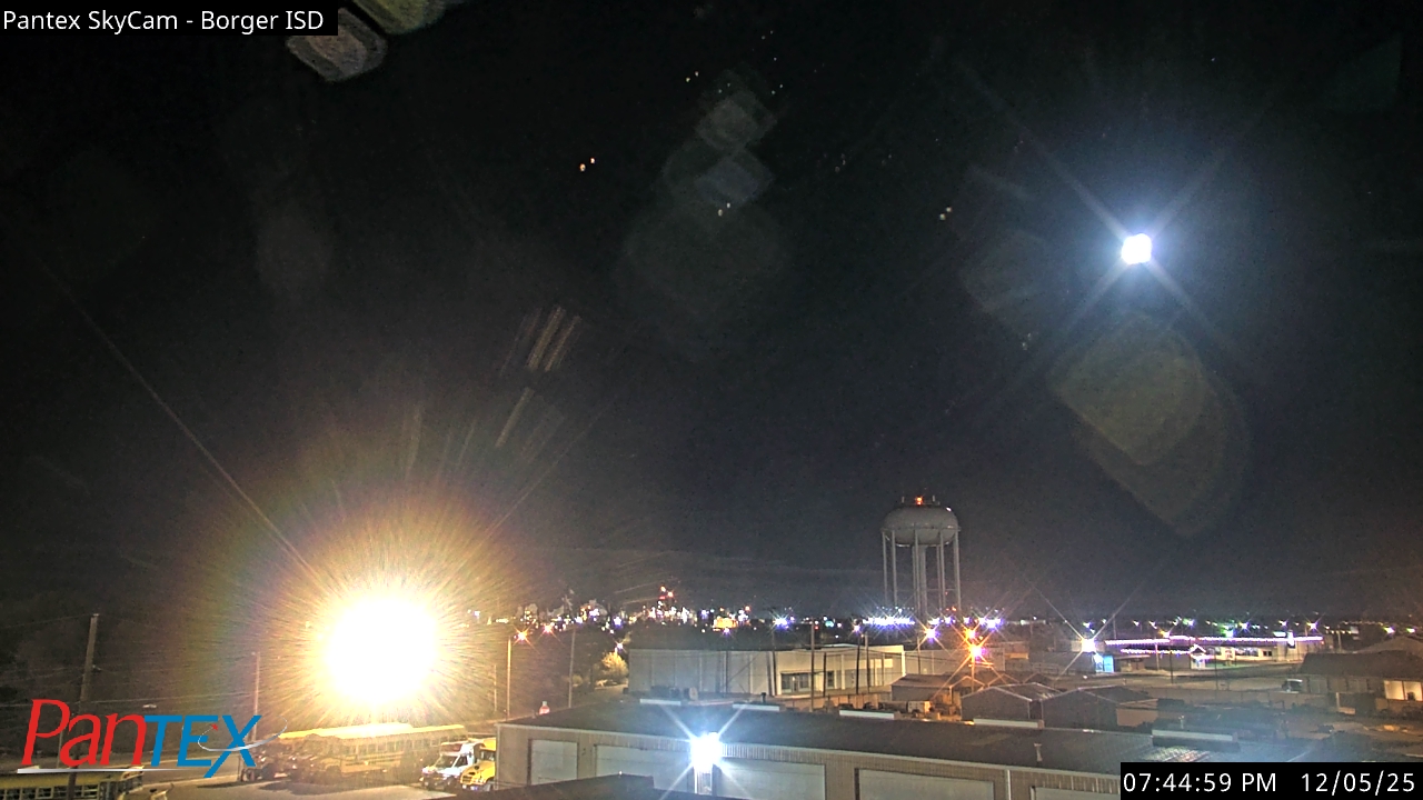 Thumbnail for current weather camera view from Borger ISD in Borger, Texas
