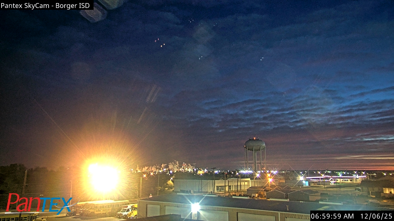 Thumbnail for current weather camera view from Borger ISD in Borger, Texas