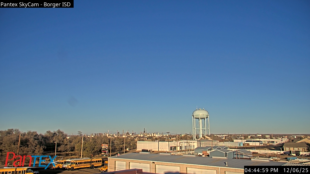 Thumbnail for current weather camera view from Borger ISD in Borger, Texas