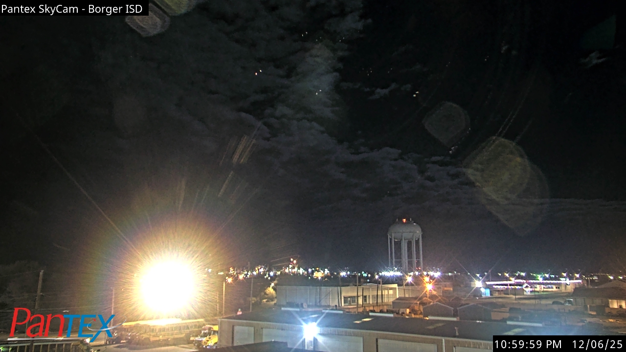 Thumbnail for current weather camera view from Borger ISD in Borger, Texas
