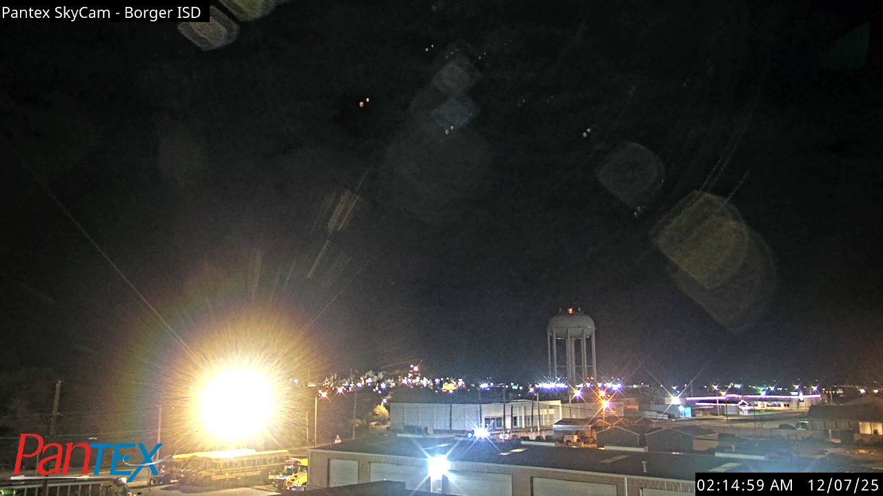 Thumbnail for current weather camera view from Borger ISD in Borger, Texas
