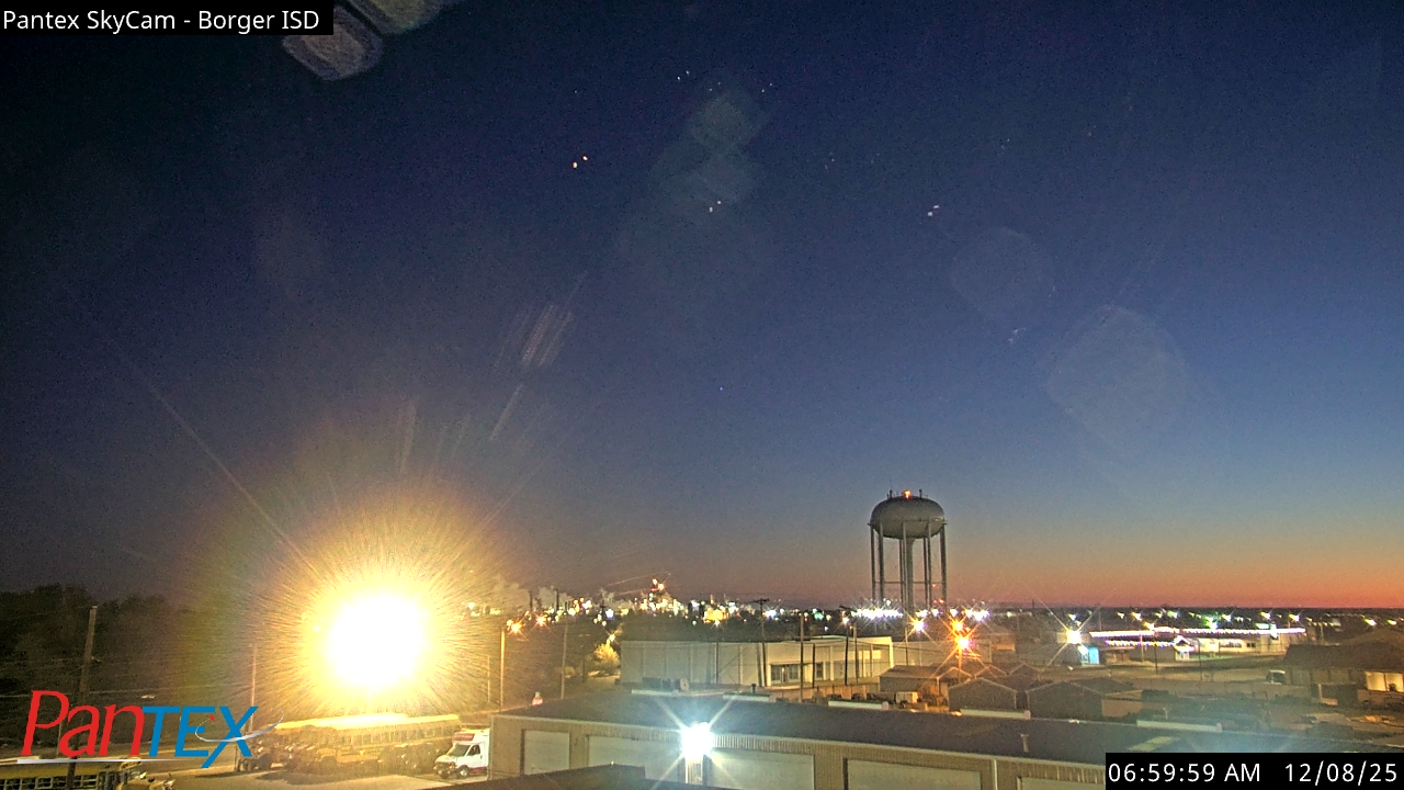 Thumbnail for current weather camera view from Borger ISD in Borger, Texas