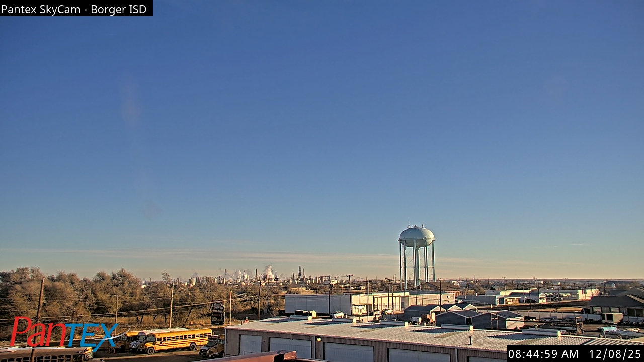 Thumbnail for current weather camera view from Borger ISD in Borger, Texas