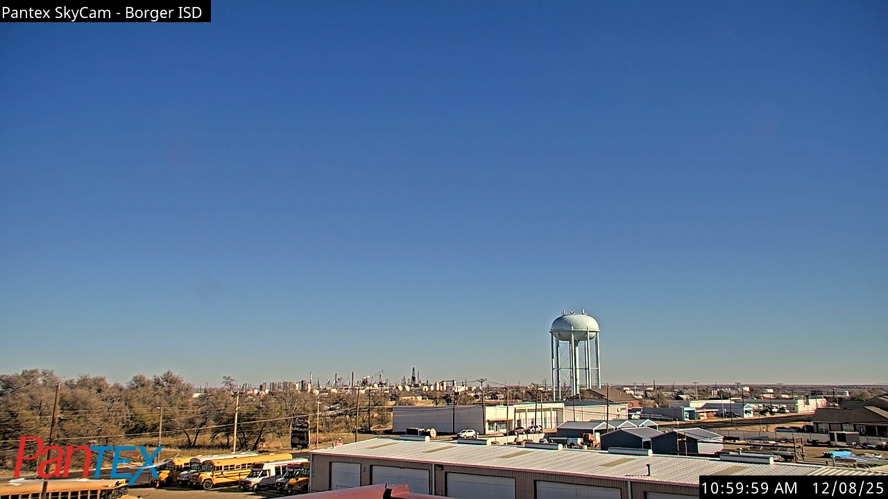 Thumbnail for current weather camera view from Borger ISD in Borger, Texas