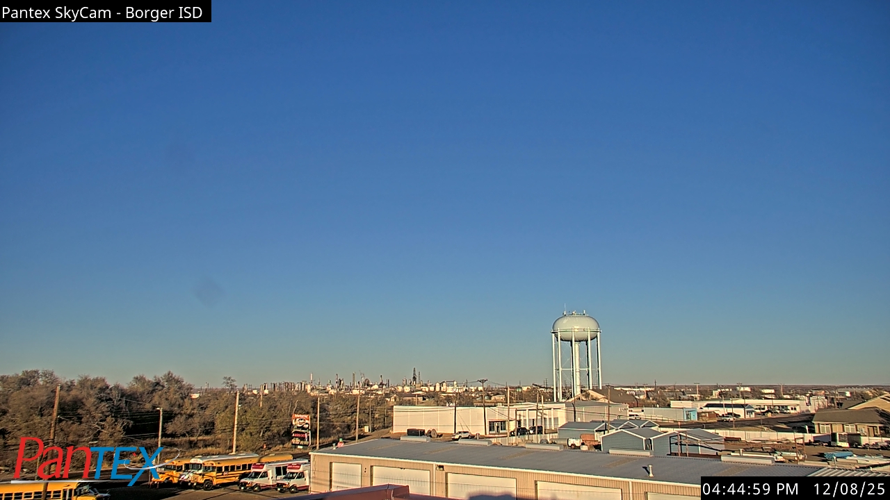 Thumbnail for current weather camera view from Borger ISD in Borger, Texas